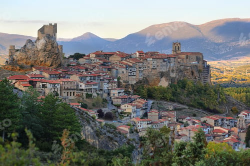 Preview: Panoramic view of Frias, Burgos, Spain