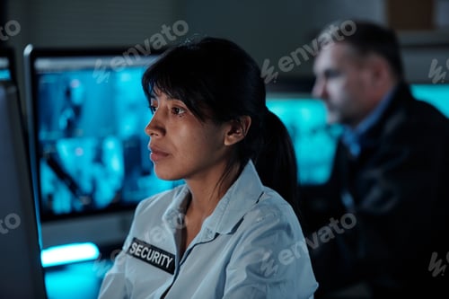 Preview: Security working in surveillance room