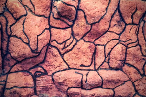 Preview: Tuberous Concrete Wall With An Abstract Cellular And Twisting Pattern A Closeup