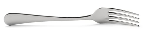Preview: Silver cutlery fork isolated on white background