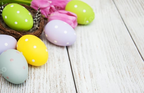 Preview: Nest with easter eggs