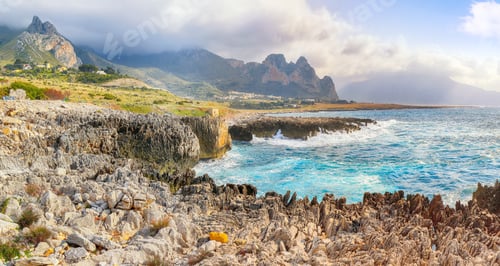 Preview: Wonderful seascape of Isolidda Beach near San Vito cape.