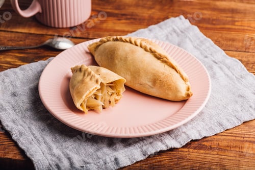 Preview: Oven Baked Cabbage Pies on Plate
