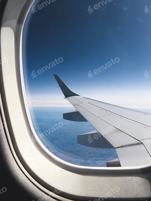 Preview: View from airplane window.