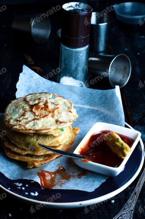 Preview: Tasty pancakes served in the plate