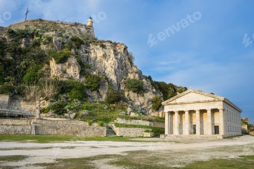 Preview: Church of Saint George, in the Old Fortress at Corfu island, Gre