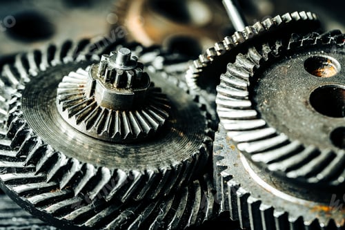 Preview: Gears from an old industrial machine
