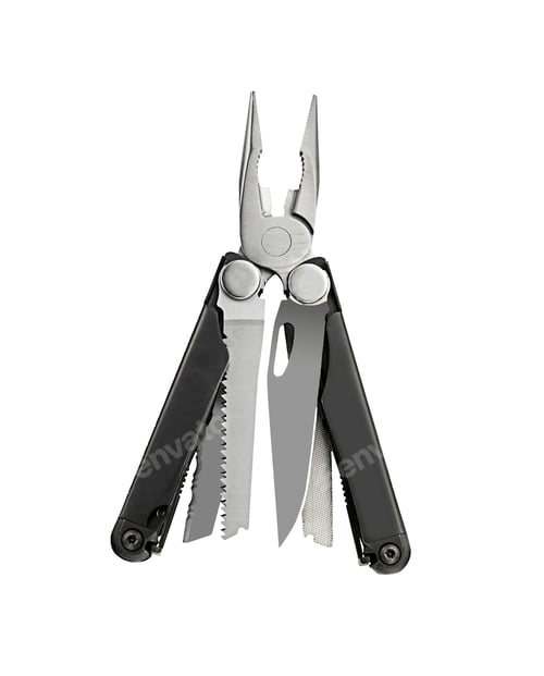 Preview: Steel multitool isolated