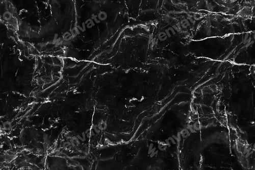 Preview: Black marble wall, abstract texture background.