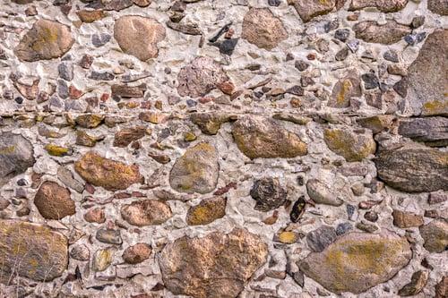 Preview: surface of an old wall of huge stones of a destroyed building