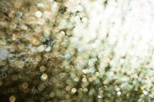 Preview: drops on car glass, soft focus