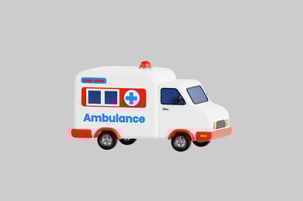 Preview: Cartoon ambulance vehicle car
