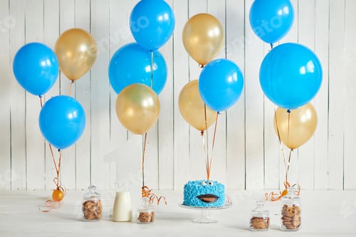 Preview: Birthday 1 year Cake Smash Decor, birthday photo zone