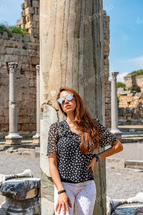 Preview: Perge Ancient City, Antalya - Turkey. April 04, 2019.