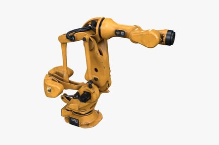 Preview: Industrial Yellow Robotic Arm for Heavy Payloads
