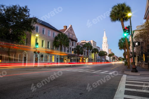 Preview: Uban streets in Downtown Charleston, South Carolina, United States