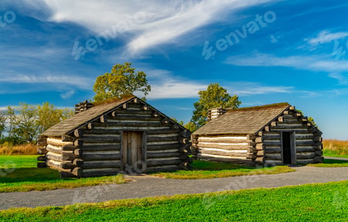 Preview: Historic log cabins at Valley Forge