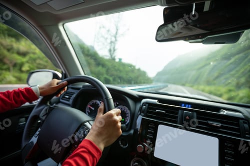 Preview: Driving car on the highway road
