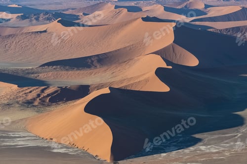 Preview: Namibia, aerial view of the Namib desert