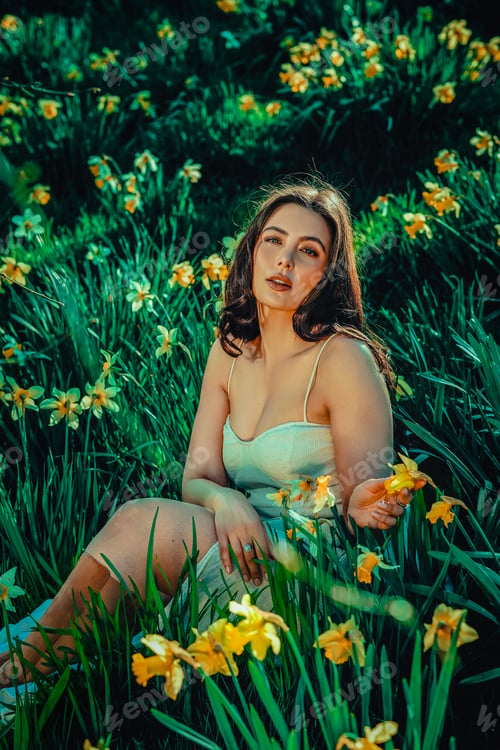 Preview: Portrait of young hot woman posing