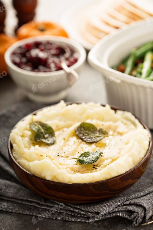 Preview: Mashed potatoes with brown butter and sage