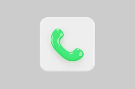 Preview: Green phone icon call button