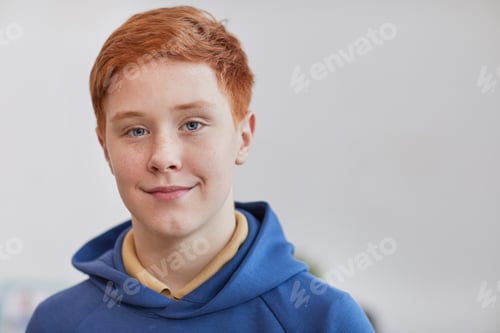 Preview: Red Haired Boy against White