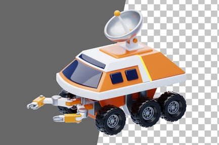 Preview: Space Explorer Robot 3D Icon