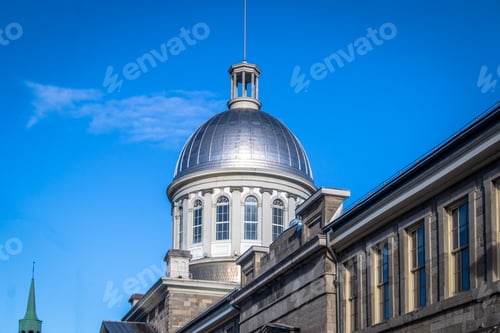 Preview: Bonsecours Market Dome in old Montreal - Montreal, Quebec, Canada