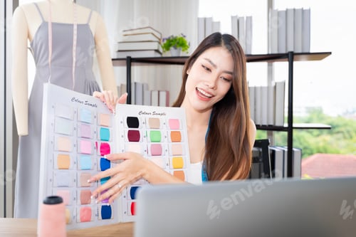 Preview: Asian female clothing designers Thailand communicating