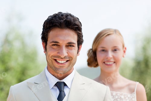 Preview: Bride and groom, portrait