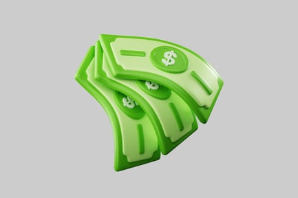 Preview: Cartoon green currency