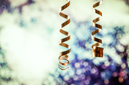 Preview: ribbons and holiday lights - new year celebrations