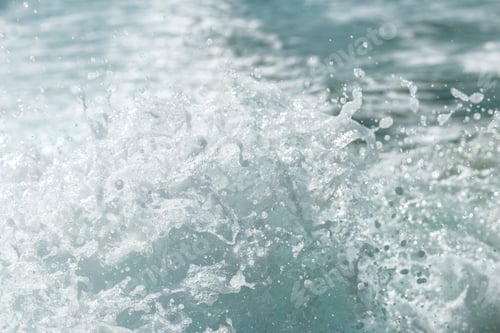 Preview: Blue clear sea water, view from the boat