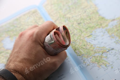 Preview: Cash from various countries. Cash from various countries. Global economic crisis concept.