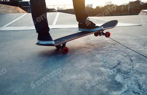 Preview: Skateboarding legs