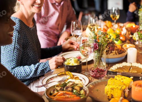 Preview: People are celebrating Thanksgiving day