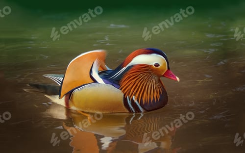 Preview: Colored Mandarin Duck