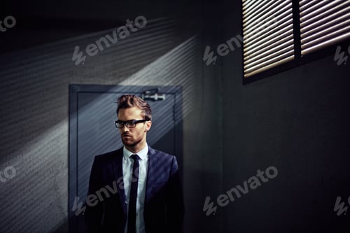 Preview: Businessman indoors