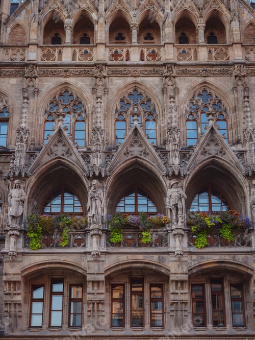 Preview: Facade of Neo-Gothic town hall