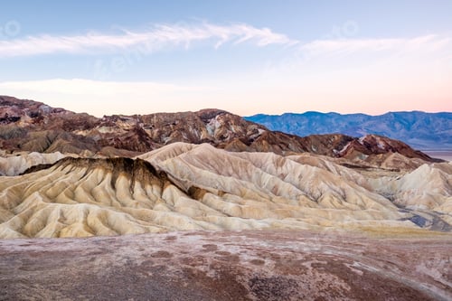 Preview: Death Valley National Park - Zabriskie Point at sunrise