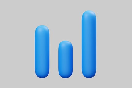 Preview: Blue growth bar graph