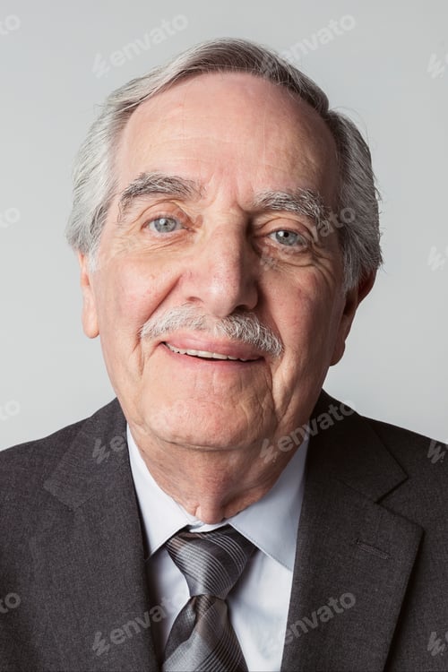 Preview: Happy senior businessman portrait