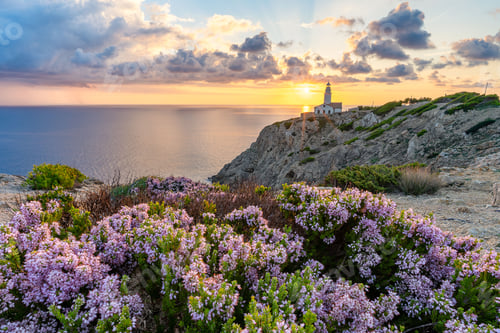 Preview: Far de Capdepera, Capdepera lighthouse, in Mallorca (Majorca), Balearic Islands, Spain