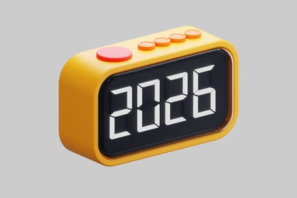 Preview: 2026 New Year Digital Clock