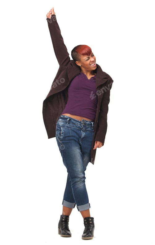 Preview: African American Dancer Enjoying Music