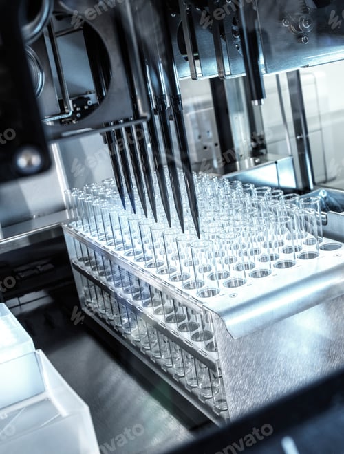 Preview: Analysis of samples in micro plates using automation robotics