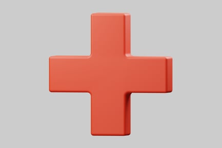 Preview: Plus symbol in coral