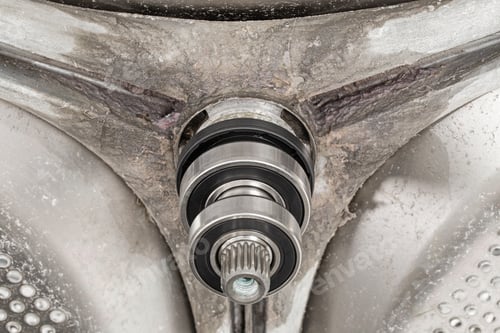Preview: Replacing bearings and shaft cuffs on the washing machine drum