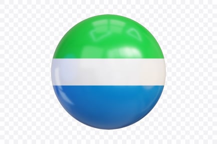 Preview: 3D Sierra Leone Flag